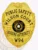 Highlighted is a custom metal badge in gold, displaying "HOUSING AUTHORITY W94" alongside the State of Texas emblem. The badge features a sturdy safety pin attachment, making it an ideal choice for security personnel who require reliable identification.