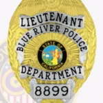 Professional Eagle Top Badge with Reef Center, Starburst Background, 4 Text Panels, Laurel Edge view 3