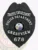 Crestview Police Department Traffic Enforcement black eagle badge with raised eagle on top, white bold lettering surrounding the Florida state seal, “TRAFFIC ENFORCEMENT POLICE DEPARTMENT CRESTVIEW” text and “678” identification number, attached by a safety pin.