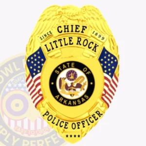Eagle-Top · Gold police badge