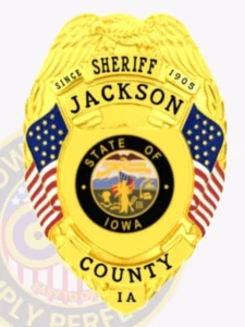Eagle-Top · Two-Tone sheriff badge