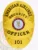 Elegant gold-colored metal badge showcasing "AMERICAN AIRLINES SECURITY OFFICER" above a central airline emblem. With its safety pin attachment, this badge is designed for everyday wear, making it both functional and stylish. This custom metal badge in gold color with safety pin attachment exemplifies excellence and responsibility in the security sector.