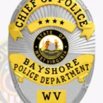 Traditional Oval Shield Badge with Starburst Background, 5 Text Panels, Cable Border view 2
