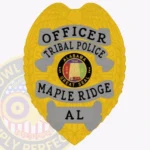 Police Badge Patch B3-C11 view 1