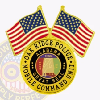 LUS-SF1CLP Buy Custom Lapel Pins And Design, Create, Build and Order Customized Lapel Pins Badges and Customized Pins For Police Gold