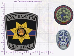 T15-a2 buy custom police patches and design create build and order personalized-police patches and customized police patches pvc rubber 4. 5
