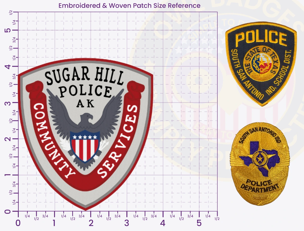 T2-A2A-Buy Custom Police Patches And Design Create Build and Order Personalized-Police Patches and Customized Police Patches Embroidered 4.25