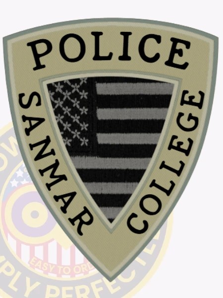 T7-A2 Buy Custom Police Patches And Design Create Build and Order Personalized-Police Patches and Customized Police Patches College Police Officer Subdued