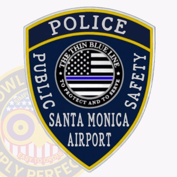 TS18-A18 Buy Custom Police Patches And Design Create Build and Order Personalized-Police Patches and Customized Police Patches Airport Police Officer Patches