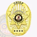 Vintage Oval Shield with 7 Point Star Center, Sunburst Background, 6 Text Panels, Reef Edge Badge view 1