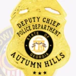 Modern Shield Badge with Eagle Top, Textured Background, 4 Text Panels, Classic Border view 2