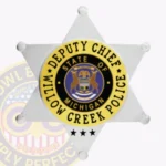 Classic 6 Point Star Badge with Rounded Tips view 1