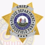 Contemporary 7 Point Star Shield Badge with Ribbons, 4 Text Panels, Laurel Accents, Classic Border view 2