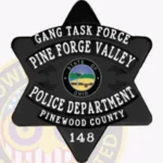 Classic 6 Point Star Badge with Rounded Edges, 5 Ribboned view 4