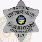 Classic 6 Point Star Badge with Rounded Edges, 5 Ribboned view 3