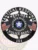 Official black metal 6-point star badge for West Oak Police Tactical Response unit, with white embossed text encircling the badge, "WEST OAK" banner across the star, and an Oklahoma state seal in the center, fastened with a safety pin.