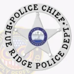 Modern 5 Point Star Badge with Round Points, Circle Banner view 1