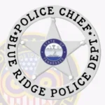 Modern 5 Point Star Badge with Round Points, Circle Banner view 2