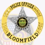 Classic 5 Point Star in Circle Banner with Laurel Accents, 4 Text Panels, Circle Border Badge view 2