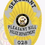 Traditional Oval Badge Shield with Sunburst Background, 4 Ribboned Panels, Reef Border view 2