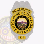 Police Badge Patch B4-T10 view 1