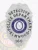 Shield-shaped silver metal badge for Elmwood police detective, showing a detailed silver eagle crest, black lettering "DETECTIVE POLICE DEPARTMENT ELMWOOD" surrounding the Connecticut state emblem in the center, and badge number "160" on a silver base panel, attached with a safety pin.