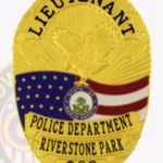 Modern Oval Badge with Eagle Center, Flag, Sunburst Background. 4 Text Panels, Classic Edge view 2