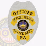 Police Badge Patch B2-C13 view 1
