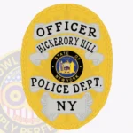 Police Badge Patch BD8-D13 view 1