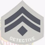 Police Rank Chevron Detective I Patch view 4