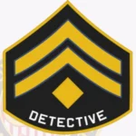 Police Rank Chevron Detective I Patch view 2