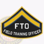 Police Rank Chevron FTO Field Training Officer Patch view 1