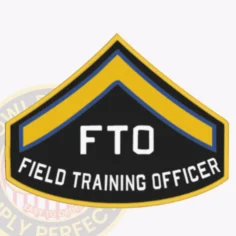Pfc1 fto buy custom police badges and design create build and order personalized police officer fto chevron rank