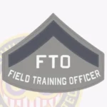 Police Rank Chevron FTO Field Training Officer Patch view 2