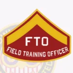 Police Rank Chevron FTO Field Training Officer Patch view 3