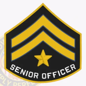 Police Ranks 44 Senior officer chevron police rank patch