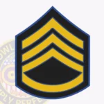 Police Rank Chevron Sergeant II PRC1-SGT Patch view 1