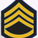 Police Rank Chevron Sergeant II PRC1-SGT Patch view 2