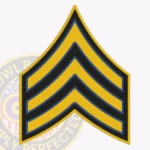 Police Rank Chevron SGT Sergeant Patch view 1