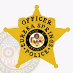 5 Point Star Police Badge Patch S14-B1 view 1