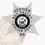 7 Point Star Police Badge Patch S17-H15 view 1
