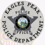 5 Point Star Police Badge Patch S19-A1 view 2