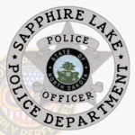 5 Point Star Police Badge Patch S19-A1B view 1
