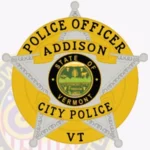 Police Badge Patch 5 Point Star, 6 Text Panels view 2