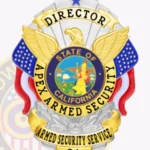 Custom Armed Security Badge Shield 1-A10ASB view 2