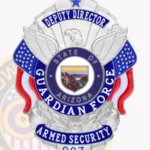 Custom Armed Security Badge Shield 1-A10RASB view 2