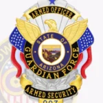 Custom Armed Security Badge Shield 1-A10RASB view 4
