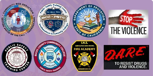 Educational & Community Safety Programs Sticker Badge Giveaway