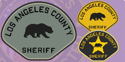 Custom Patches For Sheriff Also for Los Angeles Country Sheriff Patches