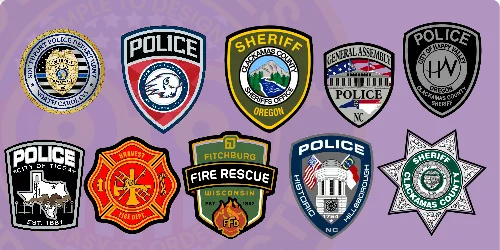 Law Enforcement & Public Safety Agencies Sticker Badge Giveaway